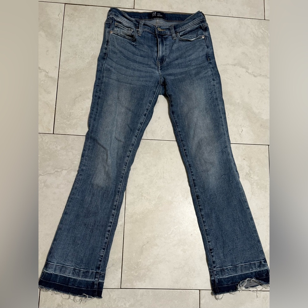 GAP Women's Baby Boot Jeans in Blue